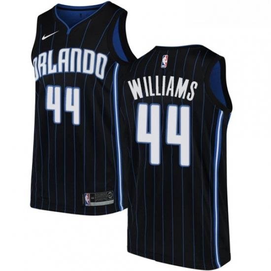 Youth Nike Orlando Magic 44 Jason Williams Authentic Black Alternate NBA Jersey Statement Edition