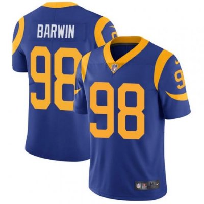 Nike Rams #98 Connor Barwin Royal Blue Alternate Youth Stitched NFL Vapor Untouchable Limited Jersey