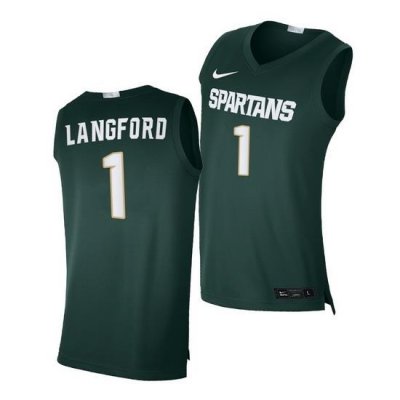 Michigan State Spartans Joshua Langford Green Alumni Limited Michigan State Spartans Jersey