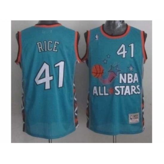 nba 96 all star #41 rice blue