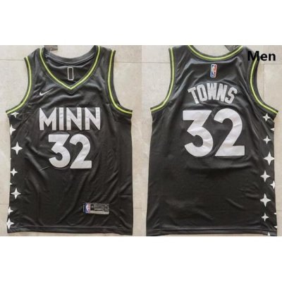 Men Minnesota Timberwolves Karl-Anthony Towns 32 2020-21 Edition  Swingman Jersey