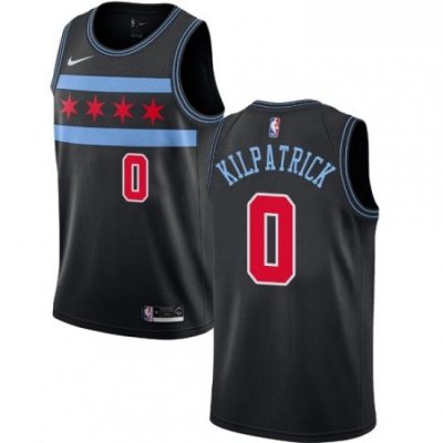 Womens Nike Chicago Bulls 0 Sean Kilpatrick Swingman Black NBA Jersey City Edition