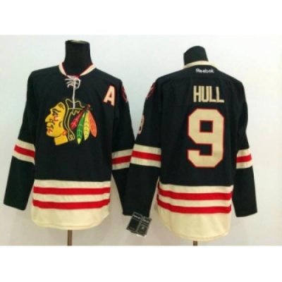 NHL chicago blackhawks #9 Bobby Hull black jerseys(2015 new classic)