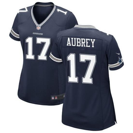 Women   Dallas Cowboys 17 Brandon Aubrey Limited Navy Vapor Untouchable Jersey  281 29