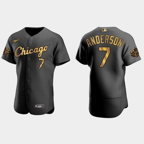 Men Chicago White Sox Tim Anderson 2022 Mlb All Star Game Authentic Black Men Jersey