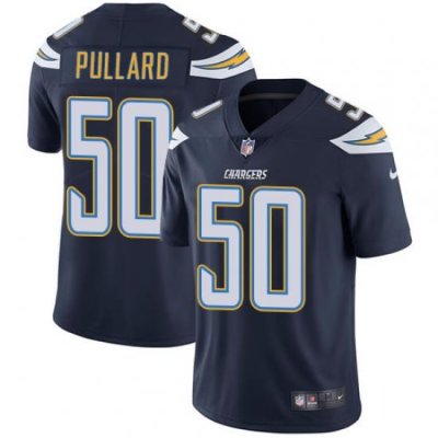 Mens Los Angel Chargers #50 Hayes Pullard Navy Blue Alternate Vapor Untouchable Jersey