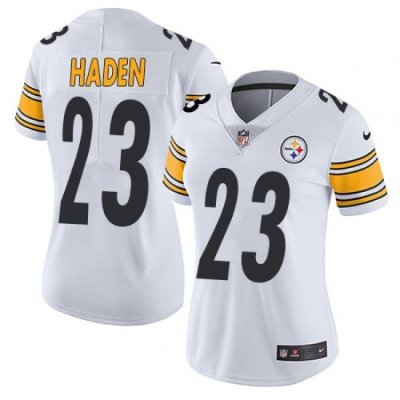 Nike Steelers #23 Joe Haden White Womens Stitched NFL Vapor Untouchable Limited Jersey