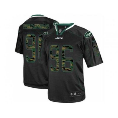 Nike New York Jets 96 Muhammad Wilkerson Black Elite Camo Fashion NFL Jersey