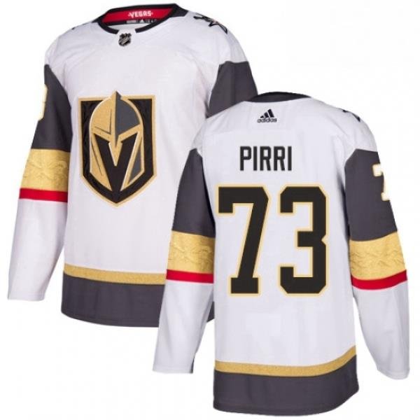 Womens Adidas Vegas Golden Knights 73 Brandon Pirri Authentic White Away NHL Jersey