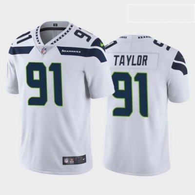 men darrell taylor seattle seahawks white vapor limited jersey