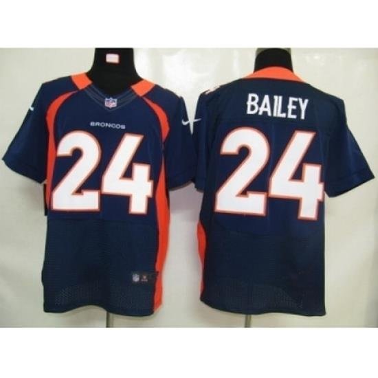 Nike Denver Broncos 24 Champ Bailey blue Elite NFL Jersey