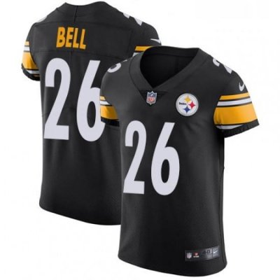 Mens Nike Pittsburgh Steelers 26 LeVeon Bell Black Team Color Vapor Untouchable Elite Player NFL Jersey