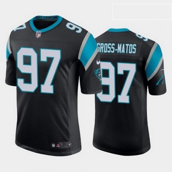 men yetur gross matos carolina panthers black vapor limited jersey