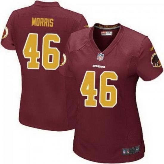 Women Nike Washington Redskins #46 Alfred Morris Red Jersey