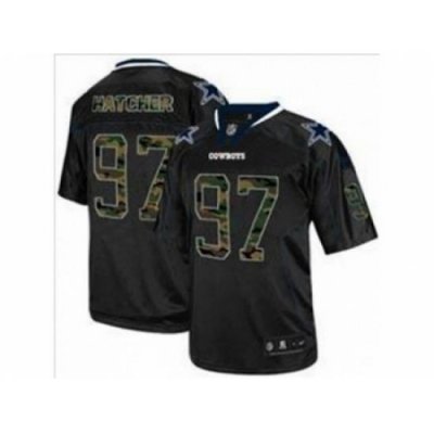 Nike Dallas CoWboys 97 Jason Hatcher black Elite camo fashion NFL Jersey