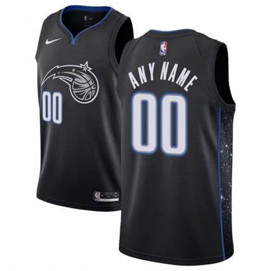 Men Women Youth Toddler Orlando Magic Black Custom Nike NBA Stitched Jersey