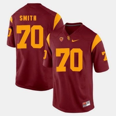 Men Usc Trojans Tyron Smith Pac 12 Game Red Jersey