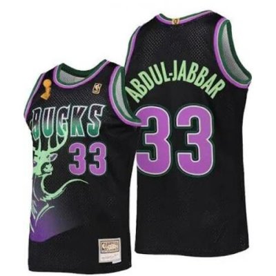 Men's Milwaukee Bucks Kareem Abdul-Jabbar Mitchell & Ness Jersey