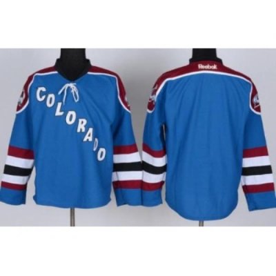 Colorado Avalanche Blank Blue NHL Jerseys