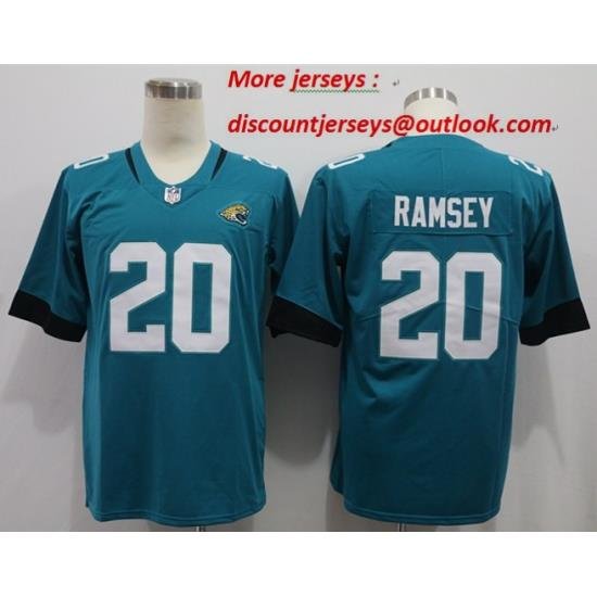 Nike Jaguars 20 Jalen Ramsey Teal New Vapor Untouchable Limited Jersey