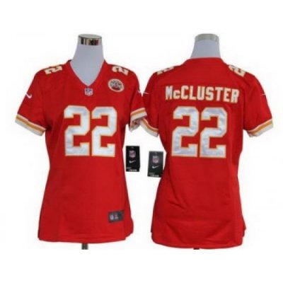 Women Nike Kansas City Chiefs 22# Dexter McCluster Red Nike NFL Jerseys