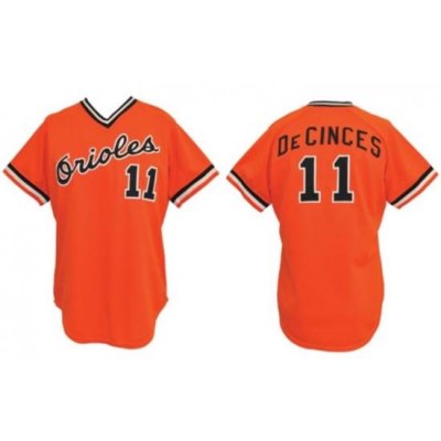 Men 1977 Doug DeCinces Baltimore Orioles 11 Home Jersey