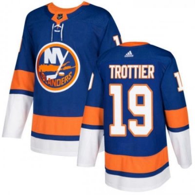 Youth Adidas New York Islanders 19 Bryan Trottier Premier Royal Blue Home NHL Jersey