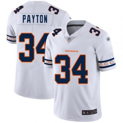 Bears 34 Walter Payton White Men Stitched Football Limited Team Logo Fashion Jersey