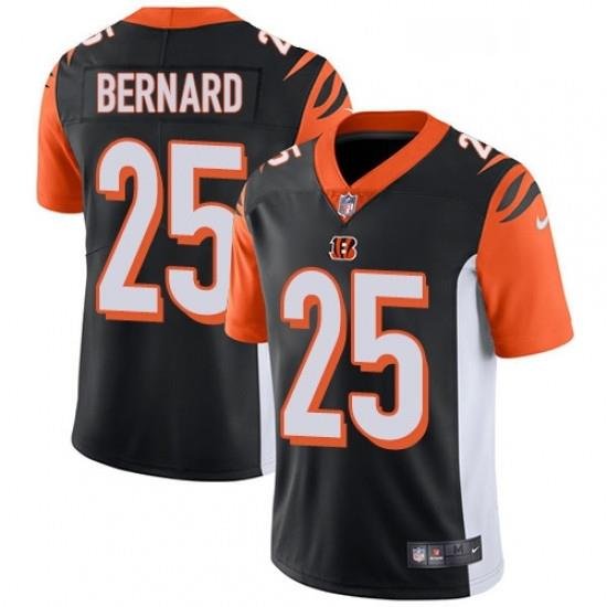 Mens Nike Cincinnati Bengals 25 Giovani Bernard Vapor Untouchable Limited Black Team Color NFL Jersey