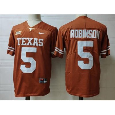 Texas Longhorns Bijan Robinson Orange  Men Jersey