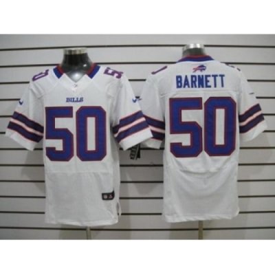 Nike Buffalo Bills 50 Nick Barnett White Elite NFL Jersey