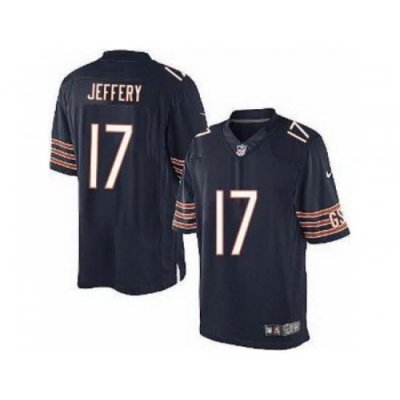 Nike Chicago Bears 17 Alshon Jeffery Blue Limited NFL Jersey