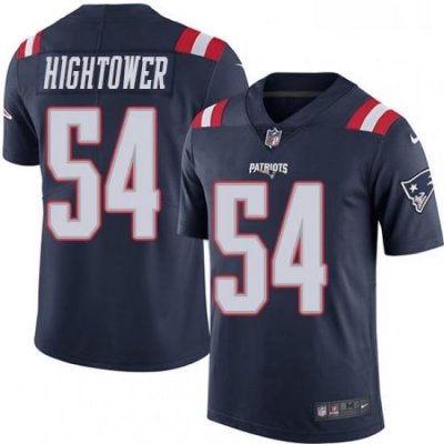 Mens Nike New England Patriots 54 Donta Hightower Limited Navy Blue Rush Vapor Untouchable NFL Jersey