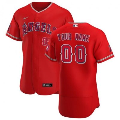 Los Angeles Angels Custom Men Women youth Nike Red Alternate 2020 Authentic Player MLB Jersey