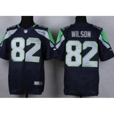 Nike Seattle SeahaWks 82 Luke Willson Blue Elite NFL Jersey