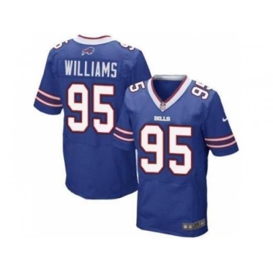 Nike Buffalo Bills 95 Kyle Williams Blue Elite NFL Jersey