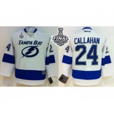 women nhl jerseys tampa bay lightning #24 callahan white[2015 stanley cup]