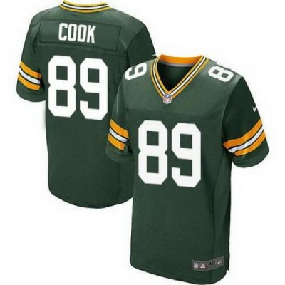 Nike Packers #89 Jared Cook Green Team Color Mens Stitched NFL Elite Jersey