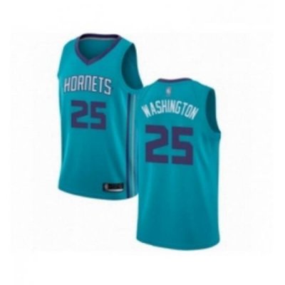 Womens Jordan Charlotte Hornets 25 PJ Washington Authentic Teal Basketball Jersey Icon Edition