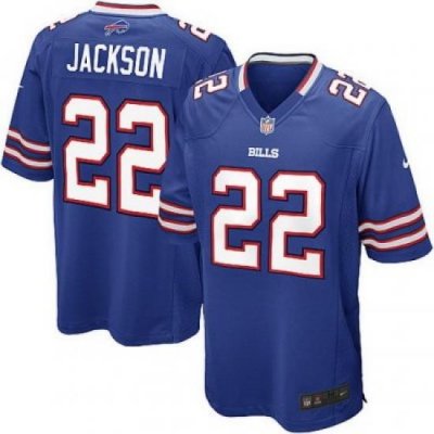 Youth Nike Buffalo Bills 22# Fred Jackson Game Blue Color Jersey