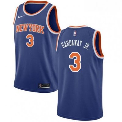 Mens Nike New York Knicks 3 Tim Hardaway Jr Swingman Royal Blue NBA Jersey Icon Edition