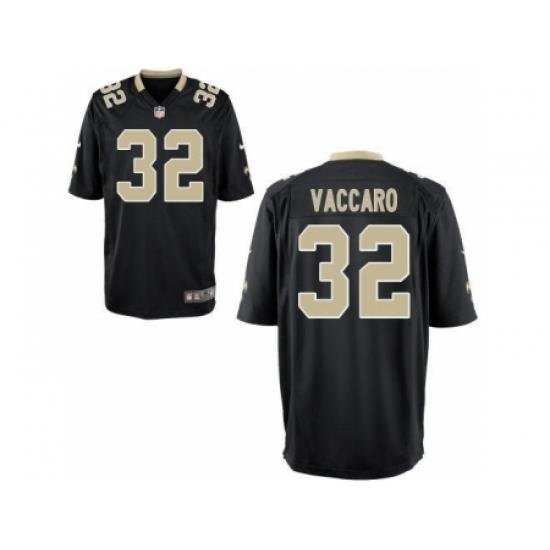 Nike New Orleans Saints 32 Kenny Vaccaro Black Game NFL Jersey