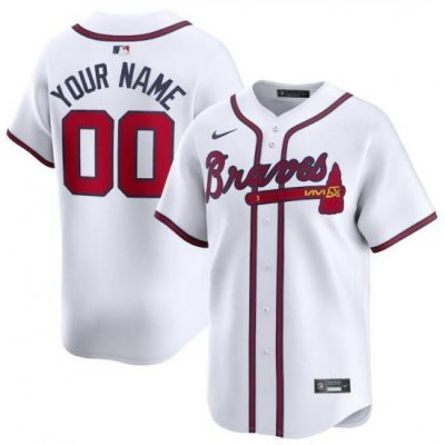 Men Women youth Atlanta Braves Active Player Custom White 2024 Home Limited Stitched Baseball Jersey