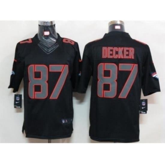 Nike Denver Broncos 87 Eric Decker black Limited Impact NFL Jersey