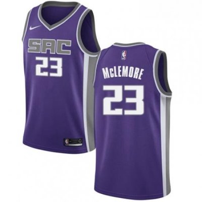 Mens Nike Sacramento Kings 23 Ben McLemore Swingman Purple NBA Jersey Icon Edition