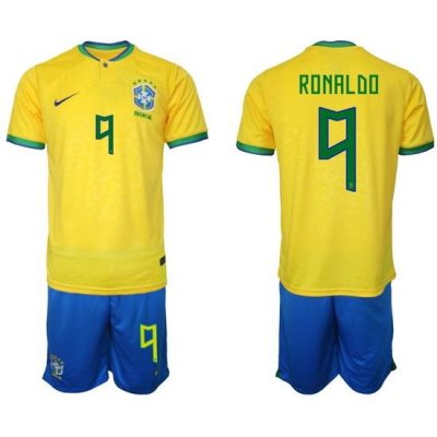 Men FIFA 2022 Brazil Soccer Jersey 027