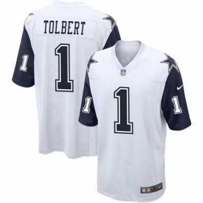 Dallas Cowboys 1 Jalen Tolbert Color Rush Vapor Limited Jersey