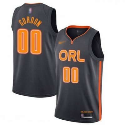 Magic 00 Aaron Gordon Charcoal Basketball Swingman City Edition 2019 20 Jersey