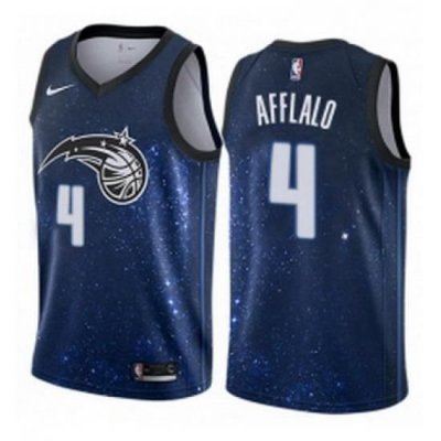 Youth Nike Orlando Magic 4 Arron Afflalo Swingman Blue NBA Jersey City Edition