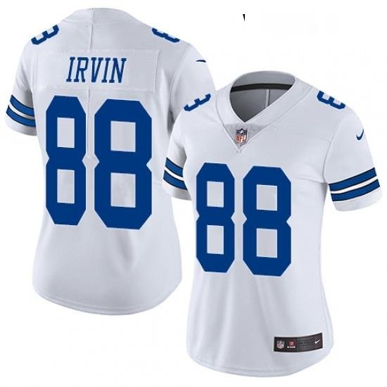 Womens Nike Dallas Cowboys 88 Michael Irvin White Vapor Untouchable Limited Player NFL Jersey